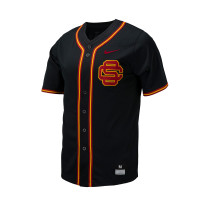 USC Trojans Men's Nike Black Full Button Replica Baseball Jersey